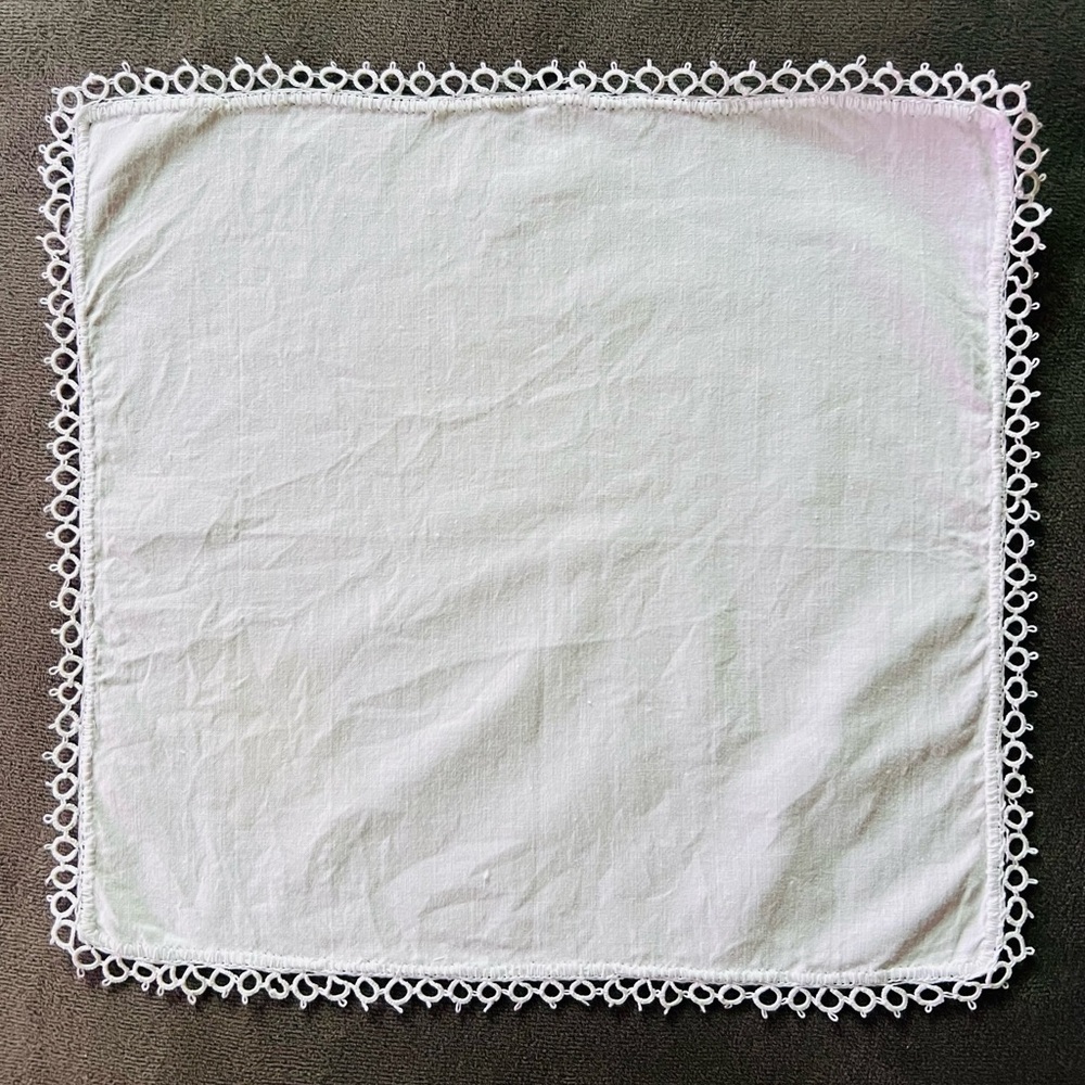 Vintage Embroidered Handkerchief